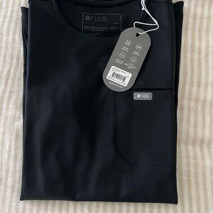 Figs Black Alma Formx Slim Crewneck Tunic